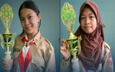 Membanggakan, Murid SMP Negeri 009 Jambi meraih Prestasi tingkat nasional di bidang Pramuka