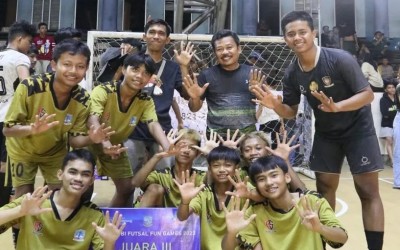 SMP Negeri 9 Kota Jambi Sebagai Juara III Kota Jambi Futsal Fun Games